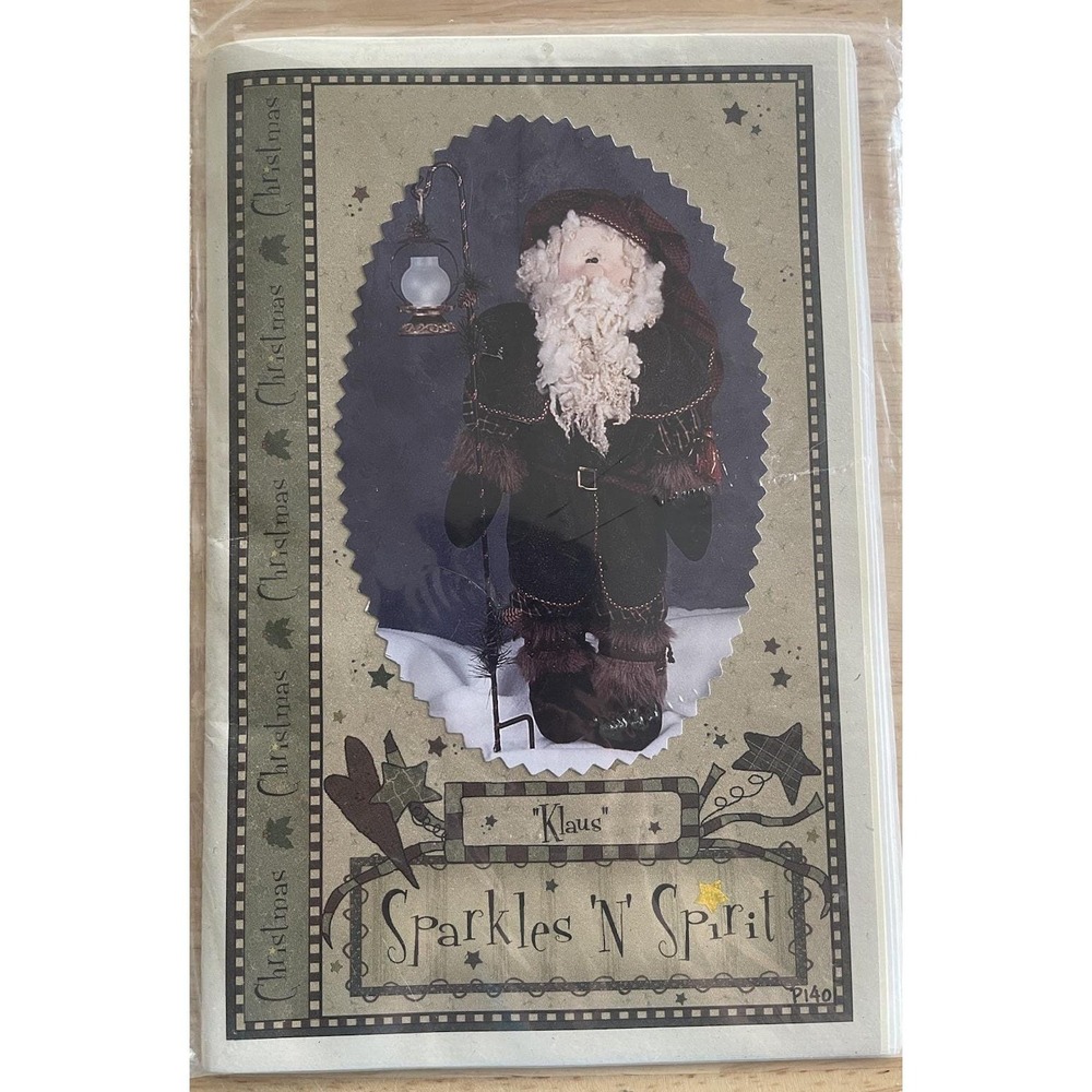 KLAUS by Sparkles 'n' Spirit Sewing Craft Pattern 30 Inch SANTA‎ Doll